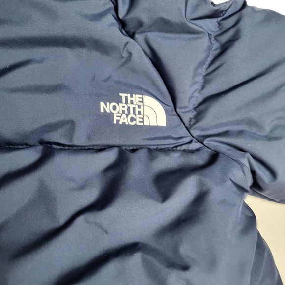 The North Face Baby 3-6 Months 600 Down Fleece Hooded Jacket NWT Bear Ears - Picture 8 of 14